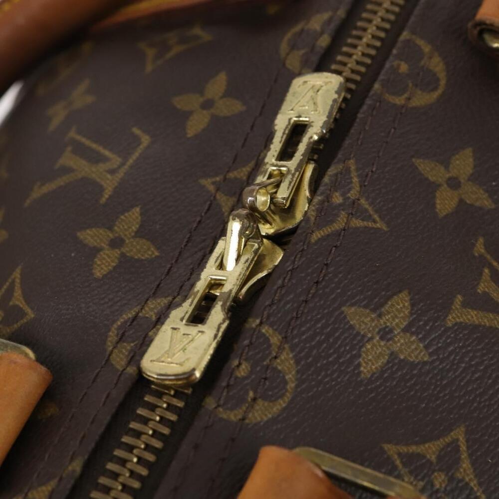 LOUIS VUITTON Monogram Keepall 55 Boston Bag M41424 LV Auth 142478 - Picture 9 of 16